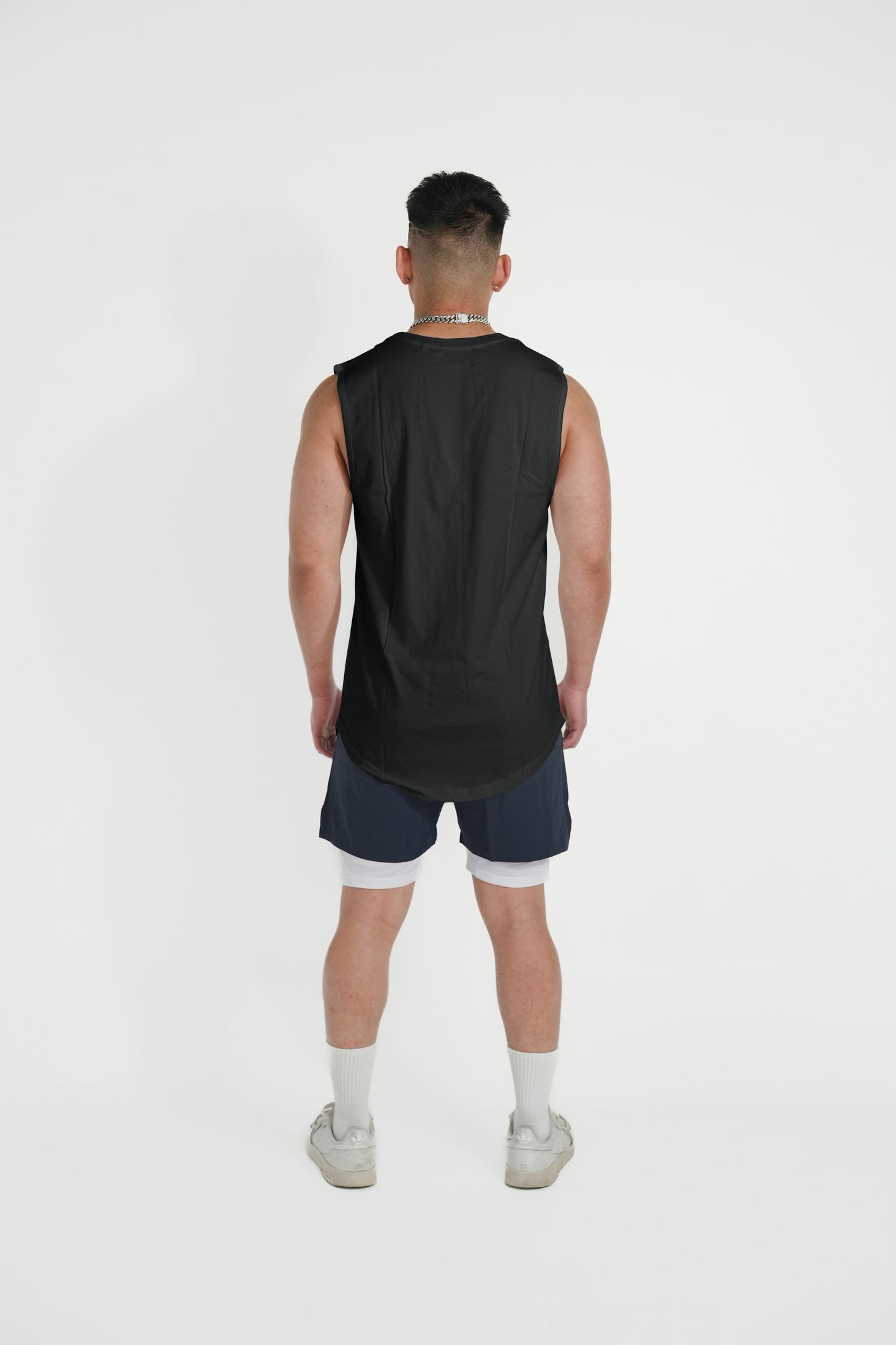 Men’s Wear Sleeveless Shirt - Black