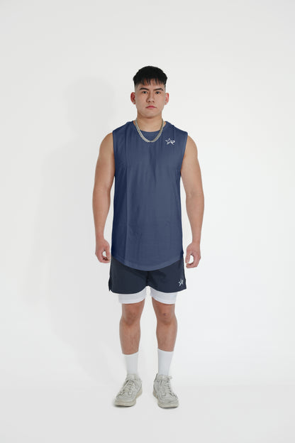 Men’s Wear Sleeveless Shirt - Navy