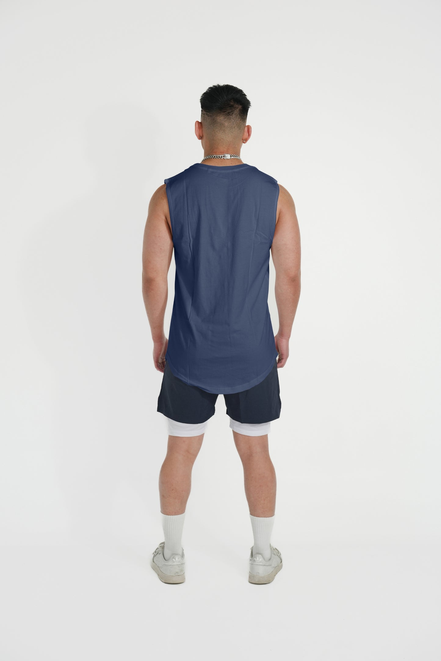 Men’s Wear Sleeveless Shirt - Navy