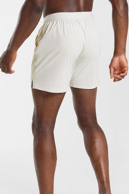 Men Sports Shorts - White