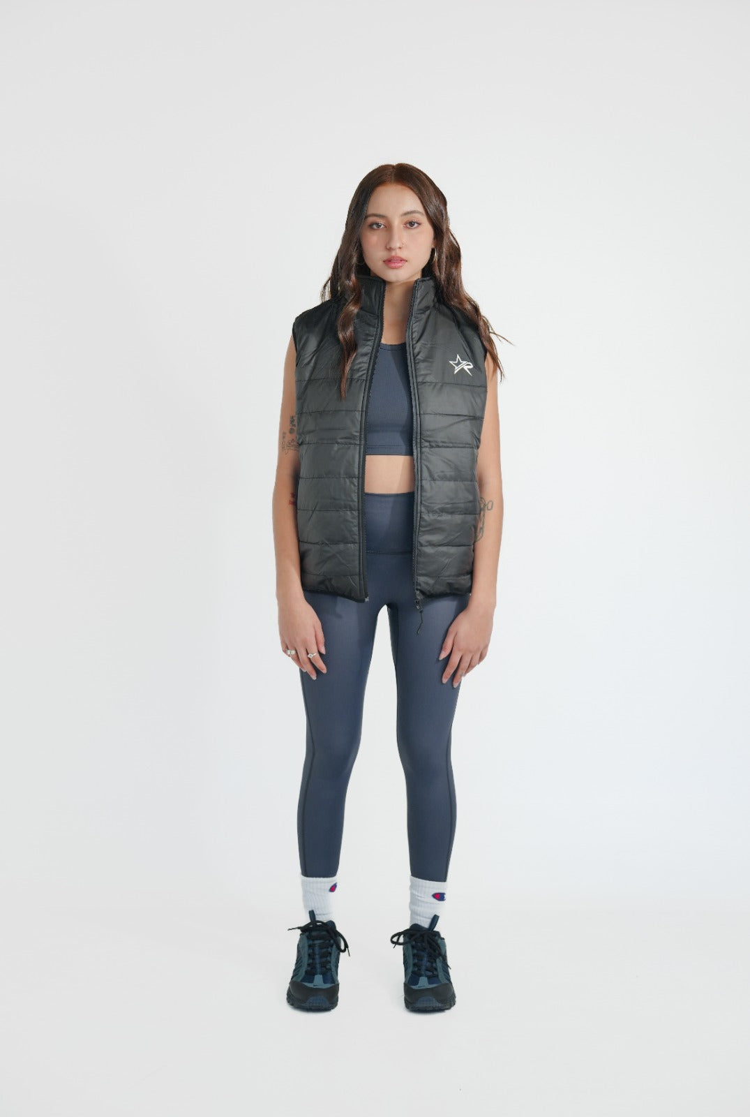 Women Puffer Vest - Black